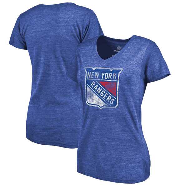 Women's New York Rangers Distressed Team Primary Logo Tri Blend T-Shirt Blue FengYun,We sell and wholesale Women's New York Rangers Distressed Team Primary Logo Tri Blend T-Shirt Blue FengYun on line form chian!